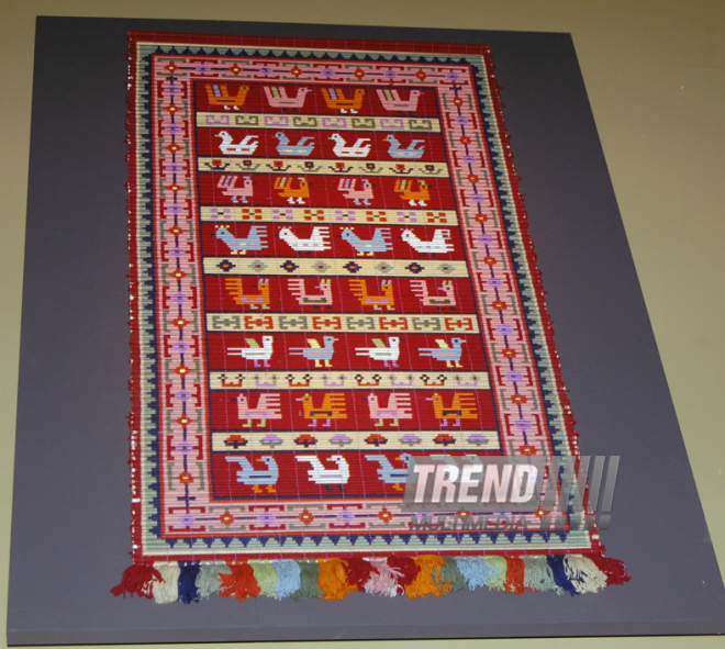 Azerbaijan’s unforgettable past – carpets. Baku, Azerbaijan, Aug.27, 2014 