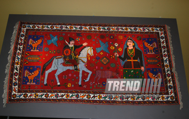 Azerbaijan’s unforgettable past – carpets. Baku, Azerbaijan, Aug.27, 2014 