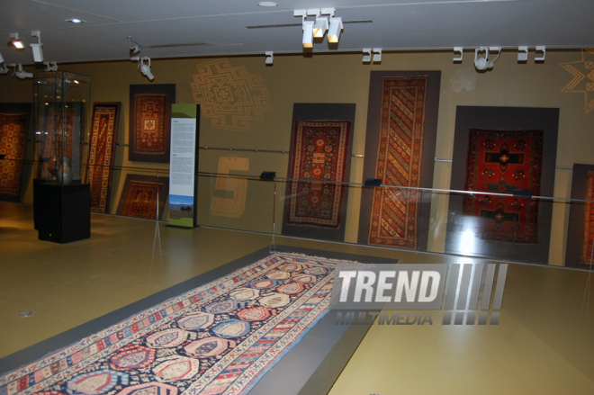 Azerbaijan’s unforgettable past – carpets. Baku, Azerbaijan, Aug.27, 2014 