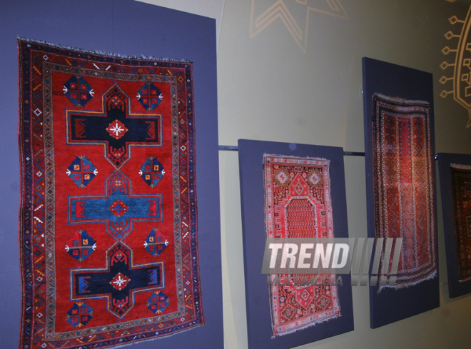 Azerbaijan’s unforgettable past – carpets. Baku, Azerbaijan, Aug.27, 2014 