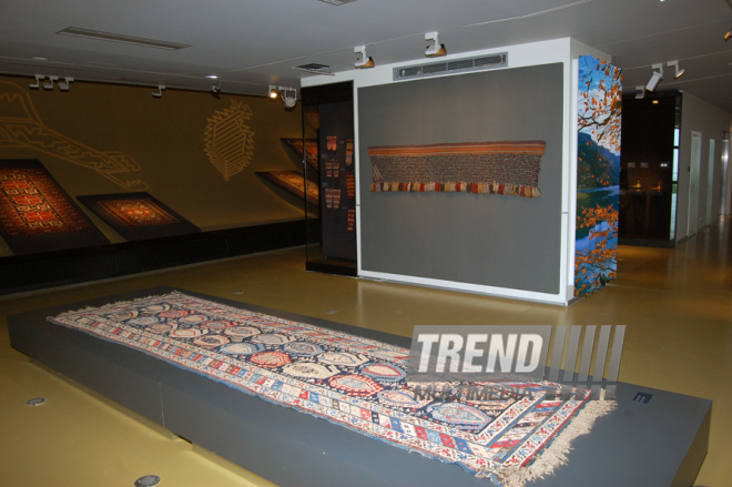 Azerbaijan’s unforgettable past – carpets. Baku, Azerbaijan, Aug.27, 2014 