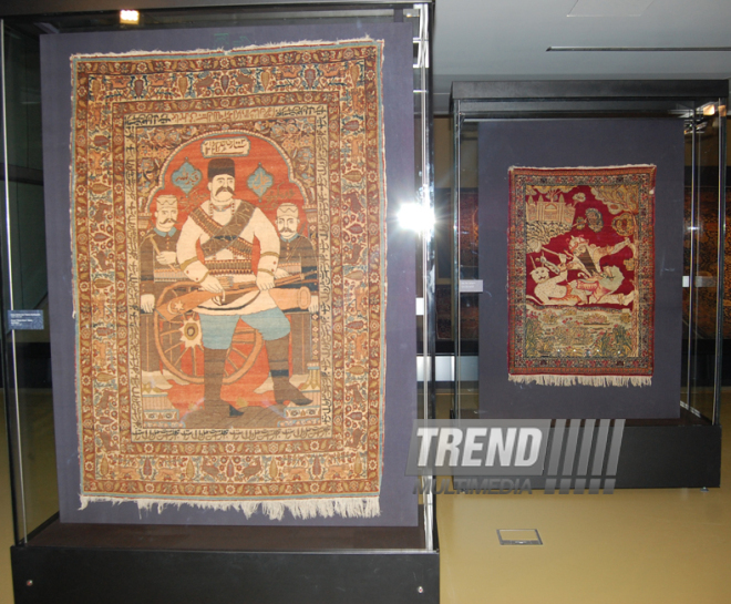 Azerbaijan’s unforgettable past – carpets. Baku, Azerbaijan, Aug.27, 2014 