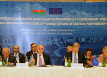Informal meeting of foreign ministers of Eastern Partnership countries held in Baku. Baku, Azerbaijan, Sep.09, 2014 