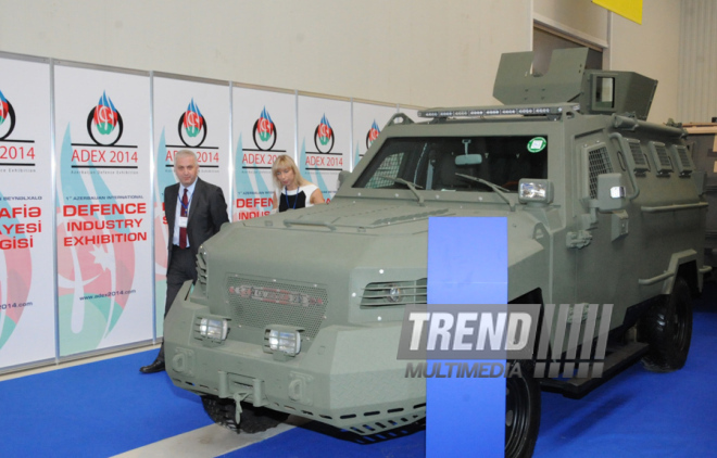 First Azerbaijan International Defense Industry Exhibition "ADEX 2014" opens in Baku. Baku, Azerbaijan, Sep.11, 2014 