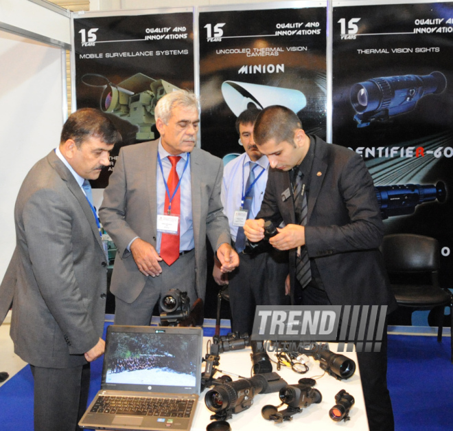 First Azerbaijan International Defense Industry Exhibition "ADEX 2014" opens in Baku. Baku, Azerbaijan, Sep.11, 2014 