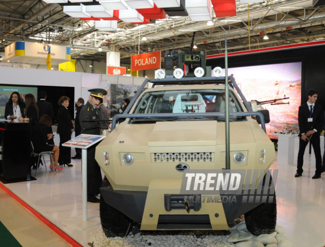 First Azerbaijan International Defense Industry Exhibition "ADEX 2014" opens in Baku. Baku, Azerbaijan, Sep.11, 2014 