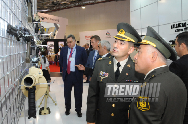 First Azerbaijan International Defense Industry Exhibition "ADEX 2014" opens in Baku. Baku, Azerbaijan, Sep.11, 2014 