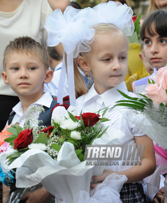 Azerbaijan marks Knowledge Day. Baku, Azerbaijan, Sep.15, 2014