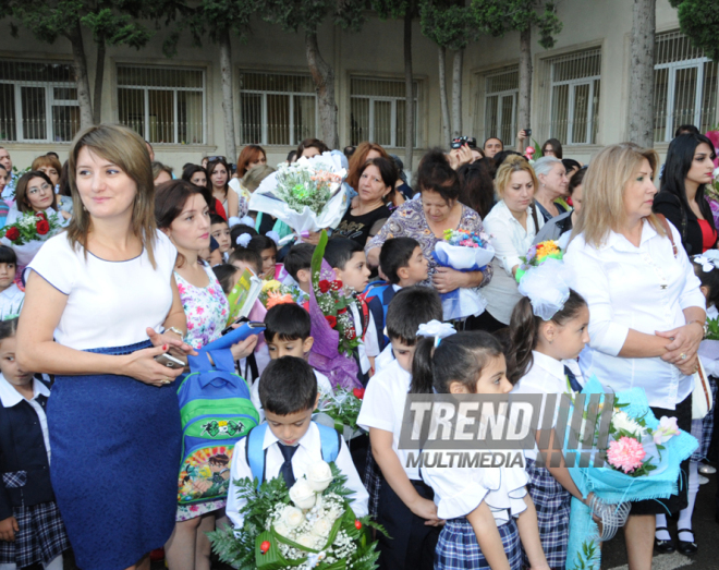 Azerbaijan marks Knowledge Day. Baku, Azerbaijan, Sep.15, 2014