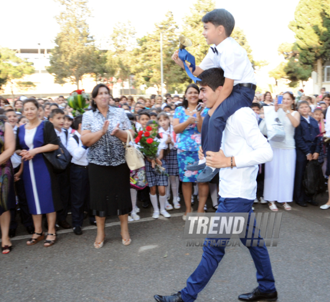 Azerbaijan marks Knowledge Day. Baku, Azerbaijan, Sep.15, 2014