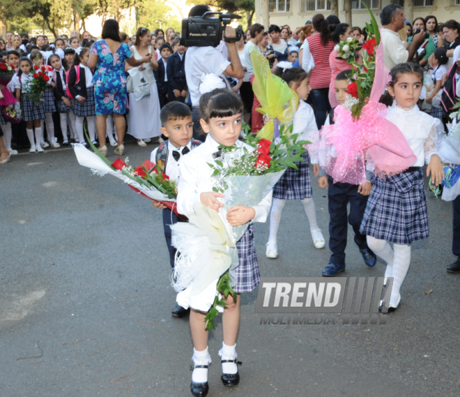 Azerbaijan marks Knowledge Day. Baku, Azerbaijan, Sep.15, 2014