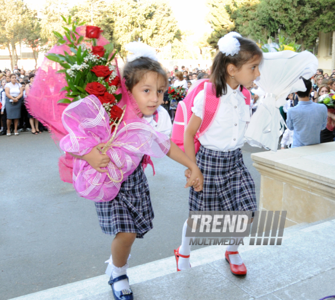 Azerbaijan marks Knowledge Day. Baku, Azerbaijan, Sep.15, 2014