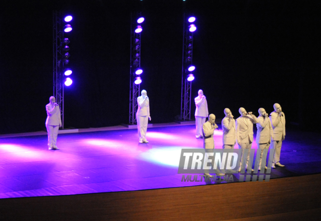 Voca People show. Baku, Azerbaijan, Oct.10, 2014