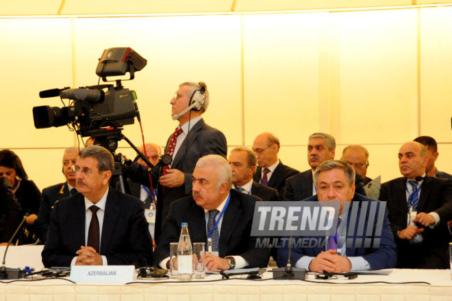 The international conference titled “The Baku-Tbilisi-Kars railway – new opportunities for development of the historical Great Silk Road”. Baku, Azerbaijan, Oct.16, 2014