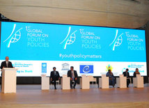 1st Global Forum on Youth Policies. Baku, Azerbaijan, Oct.28, 2014