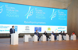 1st Global Forum on Youth Policies. Baku, Azerbaijan, Oct.28, 2014