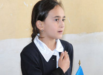 A school in the frontline zone. Tovuz, Azerbaijan, Nov.01, 2014