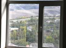 A school in the frontline zone. Tovuz, Azerbaijan, Nov.01, 2014