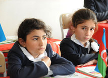 A school in the frontline zone. Tovuz, Azerbaijan, Nov.01, 2014