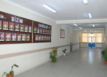 A school in the frontline zone. Qazax, Azerbaijan, Nov.01, 2014