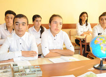 A school in the frontline zone. Qazax, Azerbaijan, Nov.01, 2014