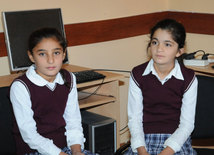 A school in the frontline zone. Qazax, Azerbaijan, Nov.01, 2014