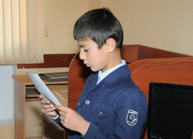 A school in the frontline zone. Qazax, Azerbaijan, Nov.01, 2014