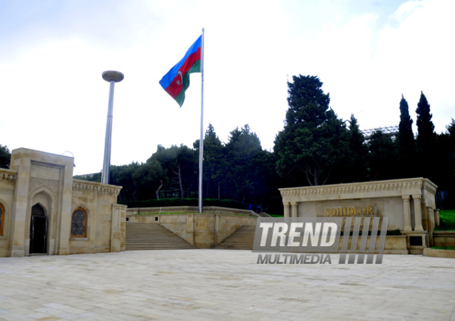 Azerbaijan celebrates National Flag Day on November 9. Baku, Azerbaijan. 2014  