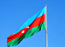 Always waving flag. Baku, Azerbaijan. 2014