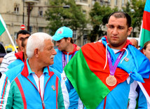 Our flag is our dignity. Baku, Azerbaijan. 2014