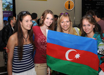 Azerbaijan celebrates National Flag Day on November 9. Baku, Azerbaijan. 2014