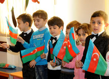 Our flag and future. Baku, Azerbaijan. 2014