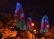 Our flag is our dignity. Baku, Azerbaijan. 2014