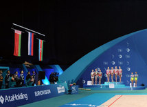 Always waving flag. Baku, Azerbaijan. 2014