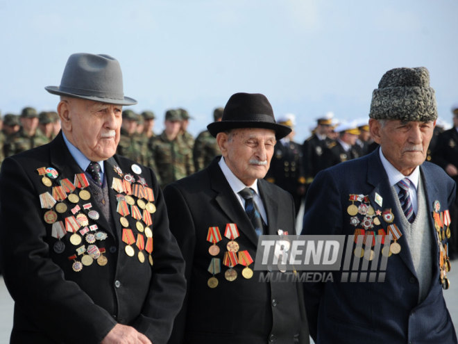 Azerbaijan marks National Flag Day. Baku, Azerbaijan, Nov.09, 2014