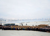 Azerbaijan marks National Flag Day. Baku, Azerbaijan, Nov.09, 2014