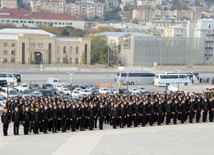 Azerbaijan marks National Flag Day. Baku, Azerbaijan, Nov.09, 2014