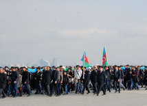 Azerbaijan marks National Flag Day. Baku, Azerbaijan, Nov.09, 2014