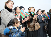 Azerbaijan marks National Flag Day. Baku, Azerbaijan, Nov.09, 2014