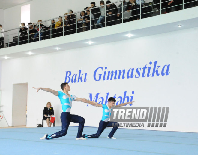 Akrobatika gimnastikası üzrə Azərbaycan Birinciliyi. Bakı, Azərbaycan, 14 noyabr 2014