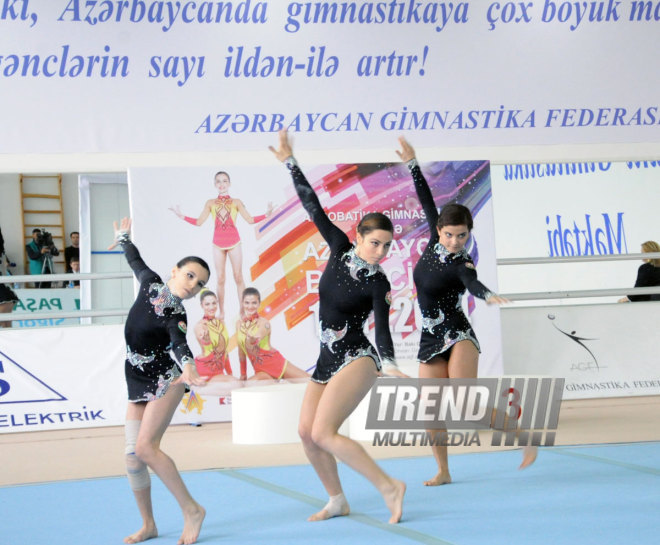 Akrobatika gimnastikası üzrə Azərbaycan Birinciliyi. Bakı, Azərbaycan, 14 noyabr 2014