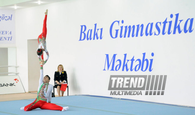 Akrobatika gimnastikası üzrə Azərbaycan Birinciliyi. Bakı, Azərbaycan, 14 noyabr 2014