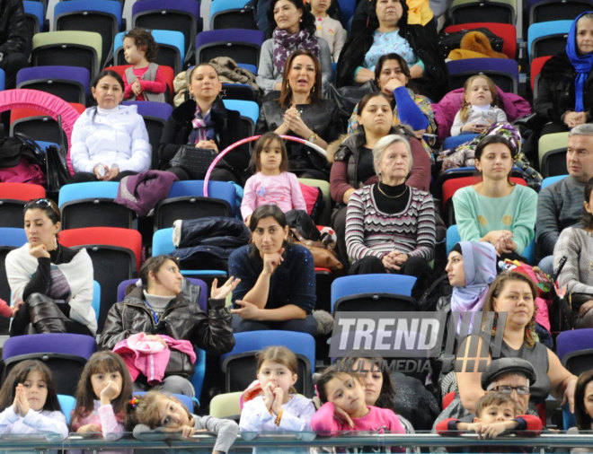 Bədii gimnastika üzrə 21-ci Azərbaycan birinciliyi, Bakı çempionatı, Bölgələrarası Kubok. Bakı, Azərbaycan, 11 dekabr 2014 