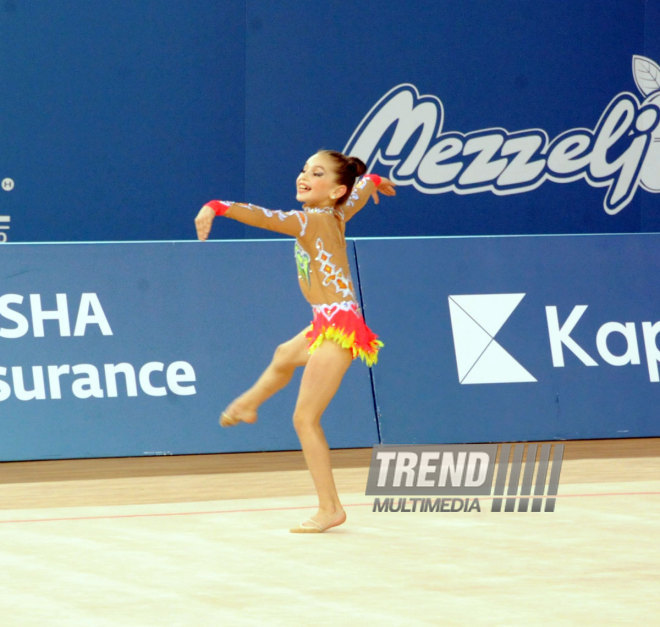 Bədii gimnastika üzrə 21-ci Azərbaycan birinciliyi, Bakı çempionatı, Bölgələrarası Kubok. Bakı, Azərbaycan, 11 dekabr 2014 