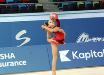 Bədii gimnastika üzrə 21-ci Azərbaycan birinciliyi, Bakı çempionatı, Bölgələrarası Kubok. Bakı, Azərbaycan, 11 dekabr 2014 