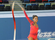 Bədii gimnastika üzrə Azərbaycan birinciliyi və Bakı çempionatı başa çatıb. Bakı, Azərbaycan, 12 dekabr 2014 