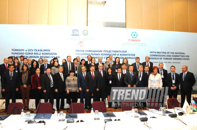 The fifth meeting of representatives of national committees and commissions of TURKSOY Member Countries to the UNESCO. Baku, Azerbaijan, Dec.18, 2014