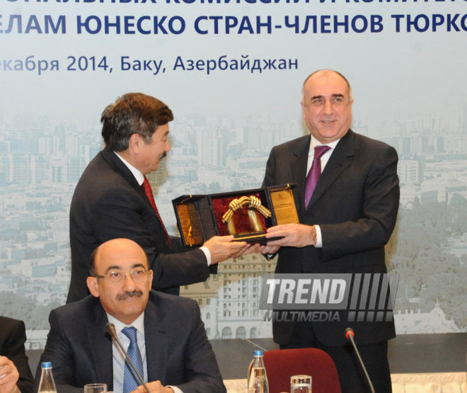 The fifth meeting of representatives of national committees and commissions of TURKSOY Member Countries to the UNESCO. Baku, Azerbaijan, Dec.18, 2014