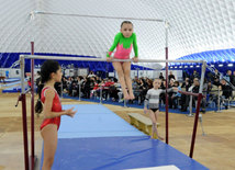 Kiçik yaşlı idmançılar arasında idman gimnastikası üzrə ilk turnir. Bakı, Azərbaycan, 19 dekabr 2014