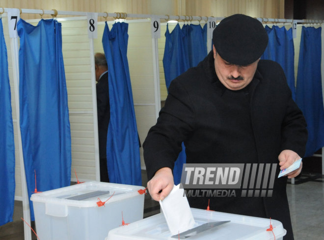 Bələdiyyə seçkilərindən görüntülər. Bakı, Azərbaycan, 23 dekabr 2014 